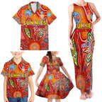 Personalised Sunnies NAIDOC Week 2024 Family Matching Tank Maxi Dress and Hawaiian Shirt Aussie Aboriginal Art