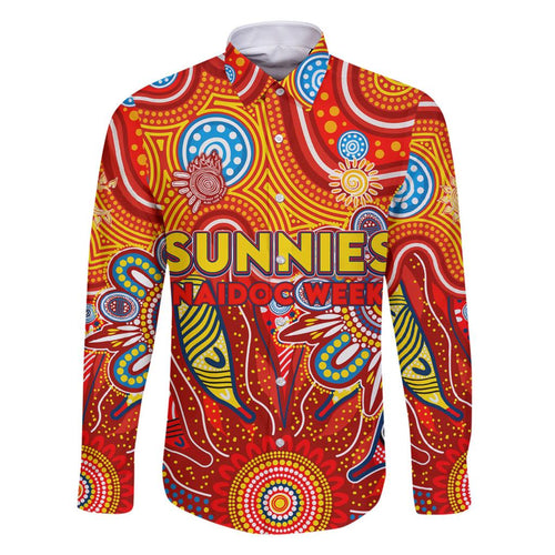 Personalised Sunnies NAIDOC Week 2024 Family Matching Tank Maxi Dress and Hawaiian Shirt Aussie Aboriginal Art