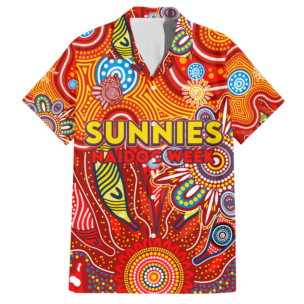 Personalised Sunnies NAIDOC Week 2024 Hawaiian Shirt Aussie Aboriginal Art