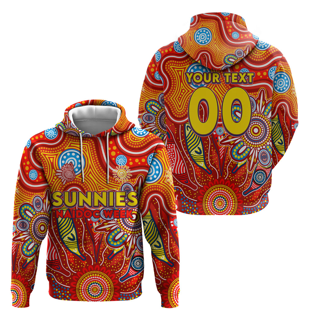 Personalised Sunnies NAIDOC Week 2024 Hoodie Aussie Aboriginal Art