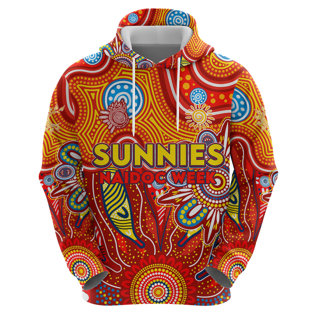 Personalised Sunnies NAIDOC Week 2024 Hoodie Aussie Aboriginal Art