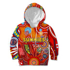 Personalised Sunnies NAIDOC Week 2024 Kid Hoodie Aussie Aboriginal Art