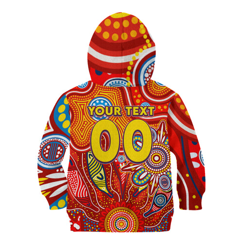 Personalised Sunnies NAIDOC Week 2024 Kid Hoodie Aussie Aboriginal Art