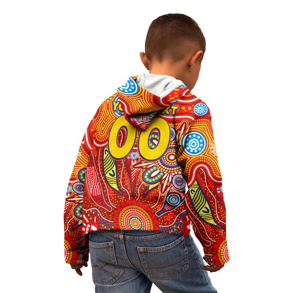Personalised Sunnies NAIDOC Week 2024 Kid Hoodie Aussie Aboriginal Art