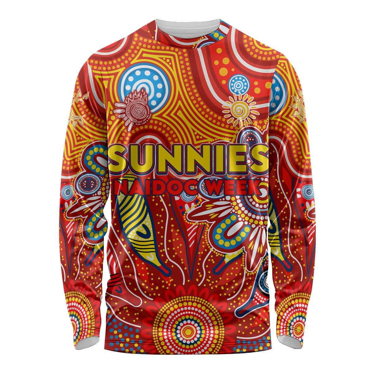 Personalised Sunnies NAIDOC Week 2024 Long Sleeve Shirt Aussie Aboriginal Art