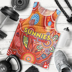 Personalised Sunnies NAIDOC Week 2024 Men Tank Top Aussie Aboriginal Art