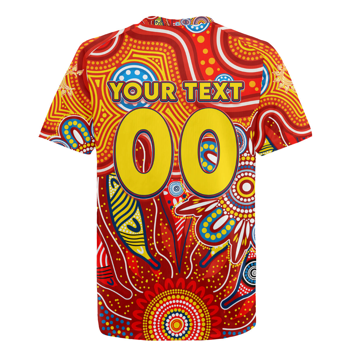 Personalised Sunnies NAIDOC Week 2024 Rugby Jersey Aussie Aboriginal Art