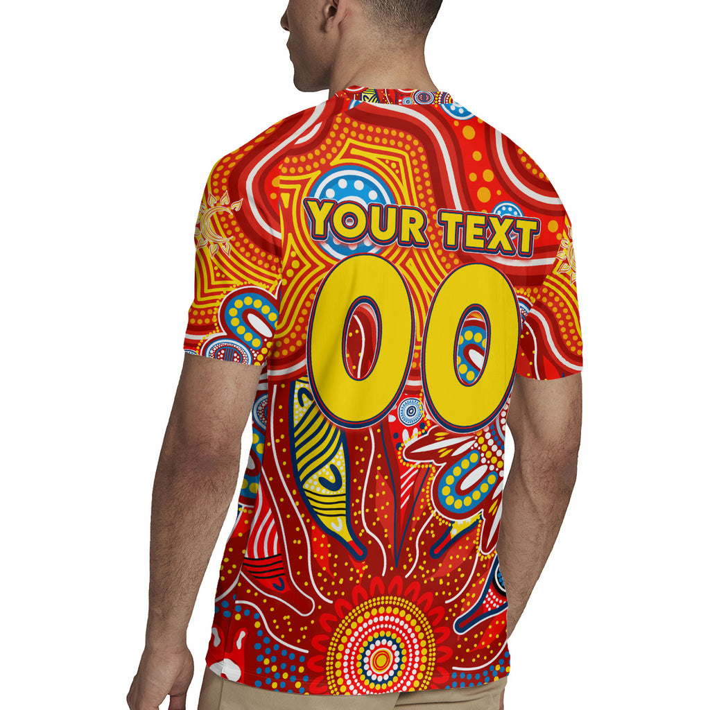 Personalised Sunnies NAIDOC Week 2024 Rugby Jersey Aussie Aboriginal Art