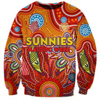 Personalised Sunnies NAIDOC Week 2024 Sweatshirt Aussie Aboriginal Art