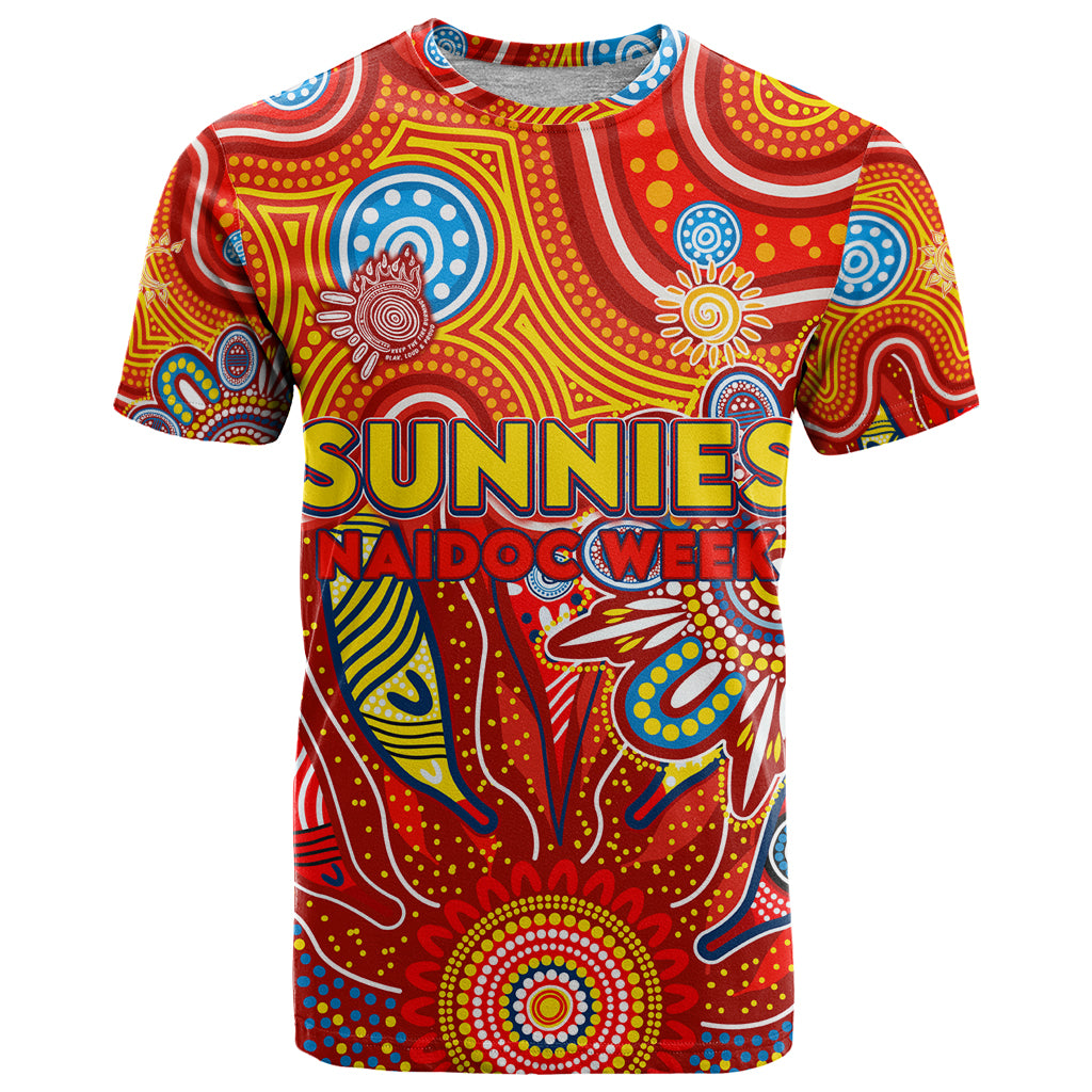 Personalised Sunnies NAIDOC Week 2024 T Shirt Aussie Aboriginal Art