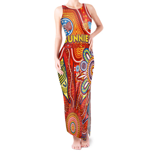 Personalised Sunnies NAIDOC Week 2024 Tank Maxi Dress Aussie Aboriginal Art