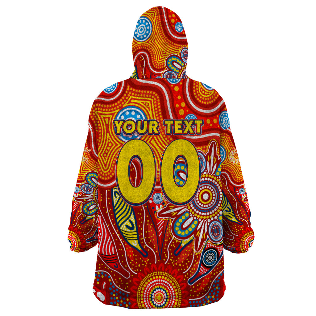 Personalised Sunnies NAIDOC Week 2024 Wearable Blanket Hoodie Aussie Aboriginal Art
