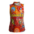 Personalised Sunnies NAIDOC Week 2024 Women Sleeveless Polo Shirt Aussie Aboriginal Art