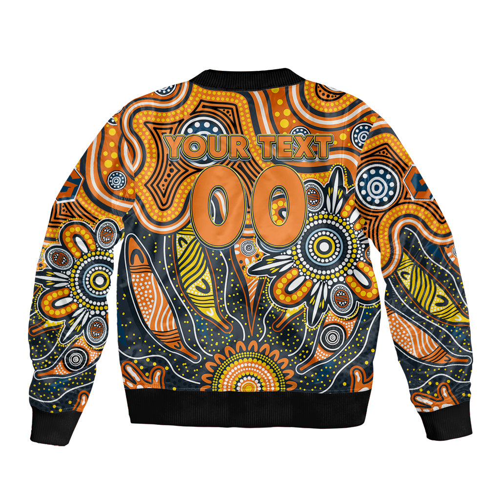 Personalised Giants NAIDOC Week 2024 Bomber Jacket Aussie Aboriginal Art
