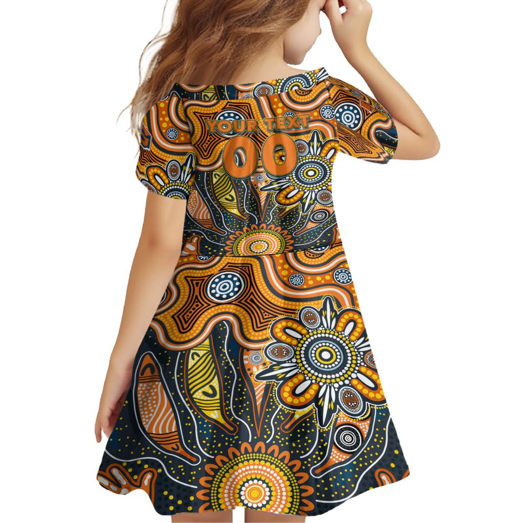 Personalised Giants NAIDOC Week 2024 Family Matching Long Sleeve Bodycon Dress and Hawaiian Shirt Aussie Aboriginal Art