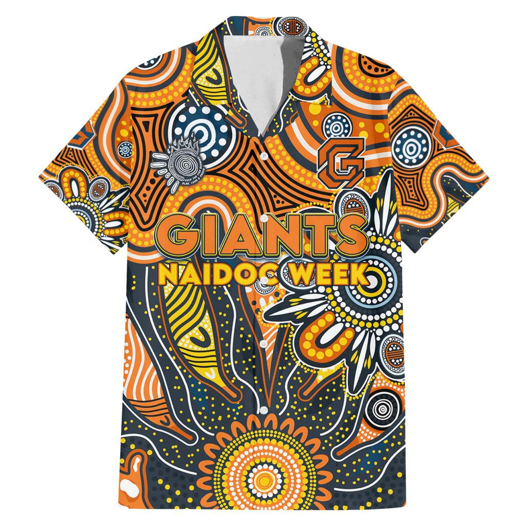 Personalised Giants NAIDOC Week 2024 Family Matching Mermaid Dress and Hawaiian Shirt Aussie Aboriginal Art