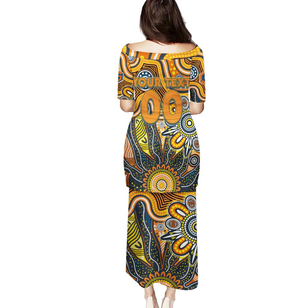 Personalised Giants NAIDOC Week 2024 Family Matching Puletasi and Hawaiian Shirt Aussie Aboriginal Art