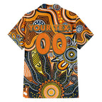 Personalised Giants NAIDOC Week 2024 Family Matching Short Sleeve Bodycon Dress and Hawaiian Shirt Aussie Aboriginal Art