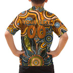 Personalised Giants NAIDOC Week 2024 Family Matching Summer Maxi Dress and Hawaiian Shirt Aussie Aboriginal Art