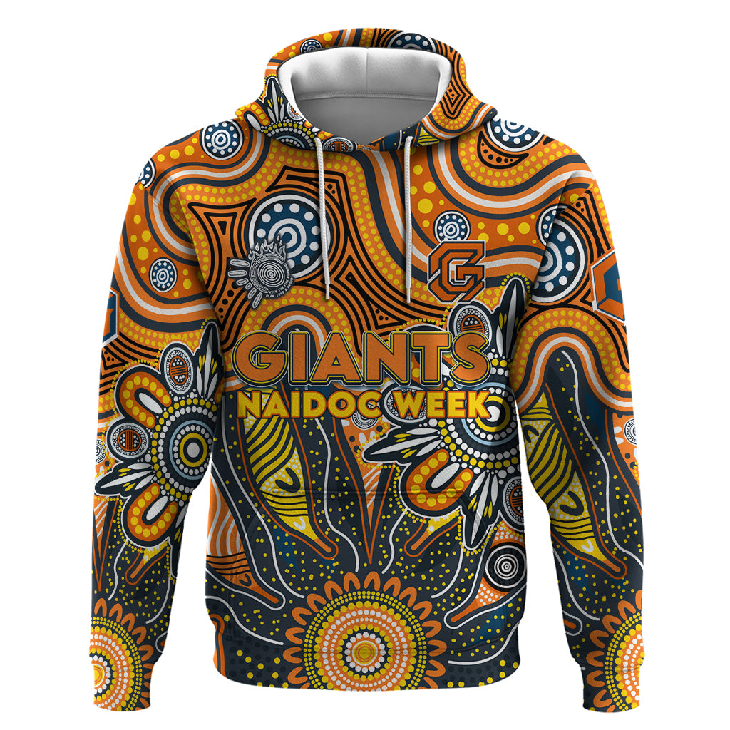 Personalised Giants NAIDOC Week 2024 Hoodie Aussie Aboriginal Art