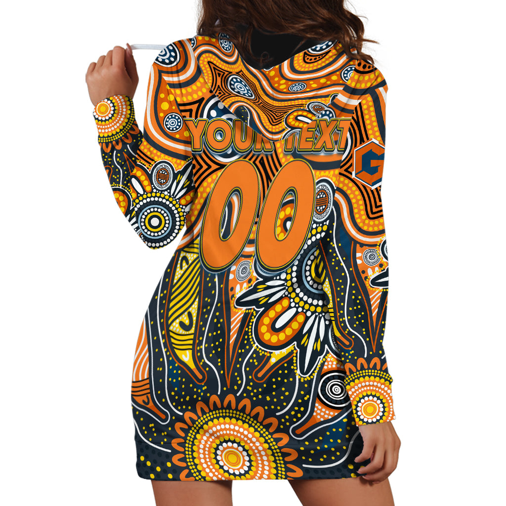 Personalised Giants NAIDOC Week 2024 Hoodie Dress Aussie Aboriginal Art