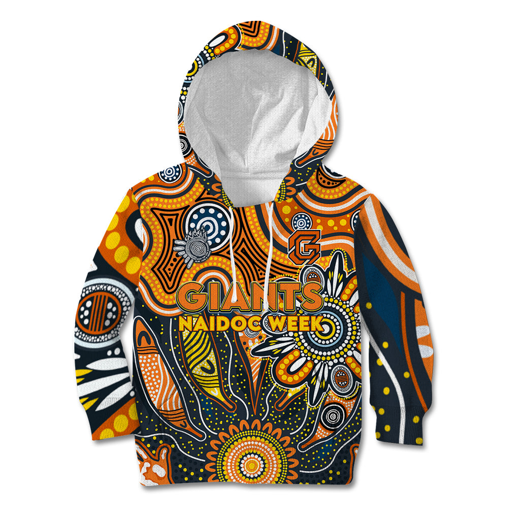 Personalised Giants NAIDOC Week 2024 Kid Hoodie Aussie Aboriginal Art