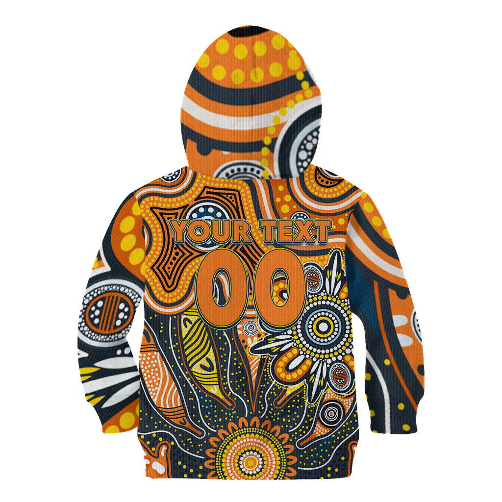 Personalised Giants NAIDOC Week 2024 Kid Hoodie Aussie Aboriginal Art