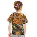 Personalised Giants NAIDOC Week 2024 Kid T Shirt Aussie Aboriginal Art