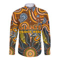 Personalised Giants NAIDOC Week 2024 Long Sleeve Button Shirt Aussie Aboriginal Art