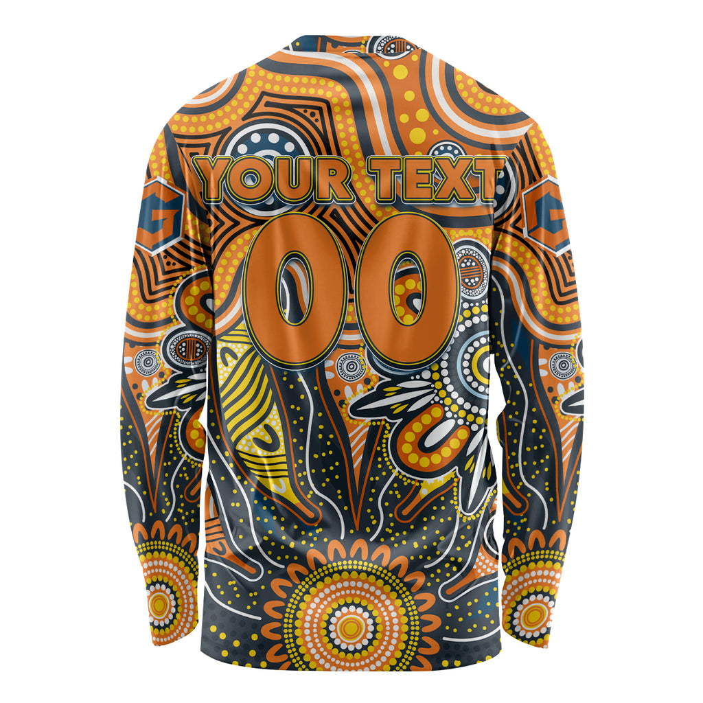 Personalised Giants NAIDOC Week 2024 Long Sleeve Shirt Aussie Aboriginal Art