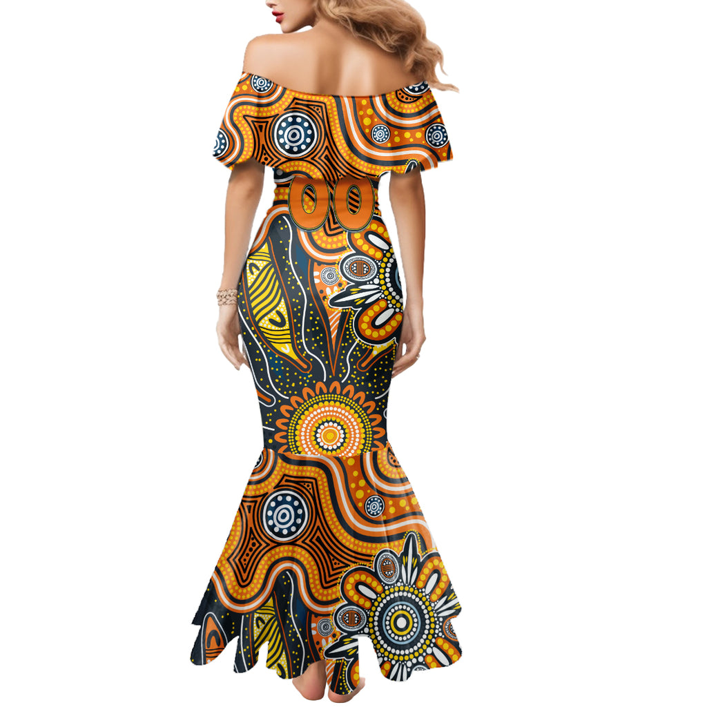 Personalised Giants NAIDOC Week 2024 Mermaid Dress Aussie Aboriginal Art