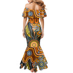 Personalised Giants NAIDOC Week 2024 Mermaid Dress Aussie Aboriginal Art