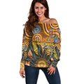 Personalised Giants NAIDOC Week 2024 Off Shoulder Sweater Aussie Aboriginal Art