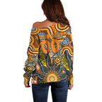 Personalised Giants NAIDOC Week 2024 Off Shoulder Sweater Aussie Aboriginal Art