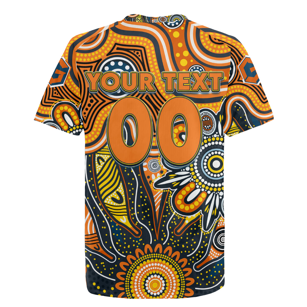 Personalised Giants NAIDOC Week 2024 Rugby Jersey Aussie Aboriginal Art