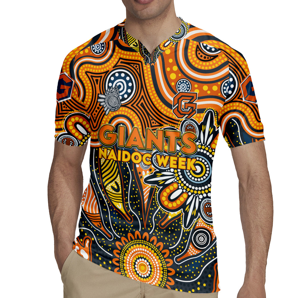Personalised Giants NAIDOC Week 2024 Rugby Jersey Aussie Aboriginal Art