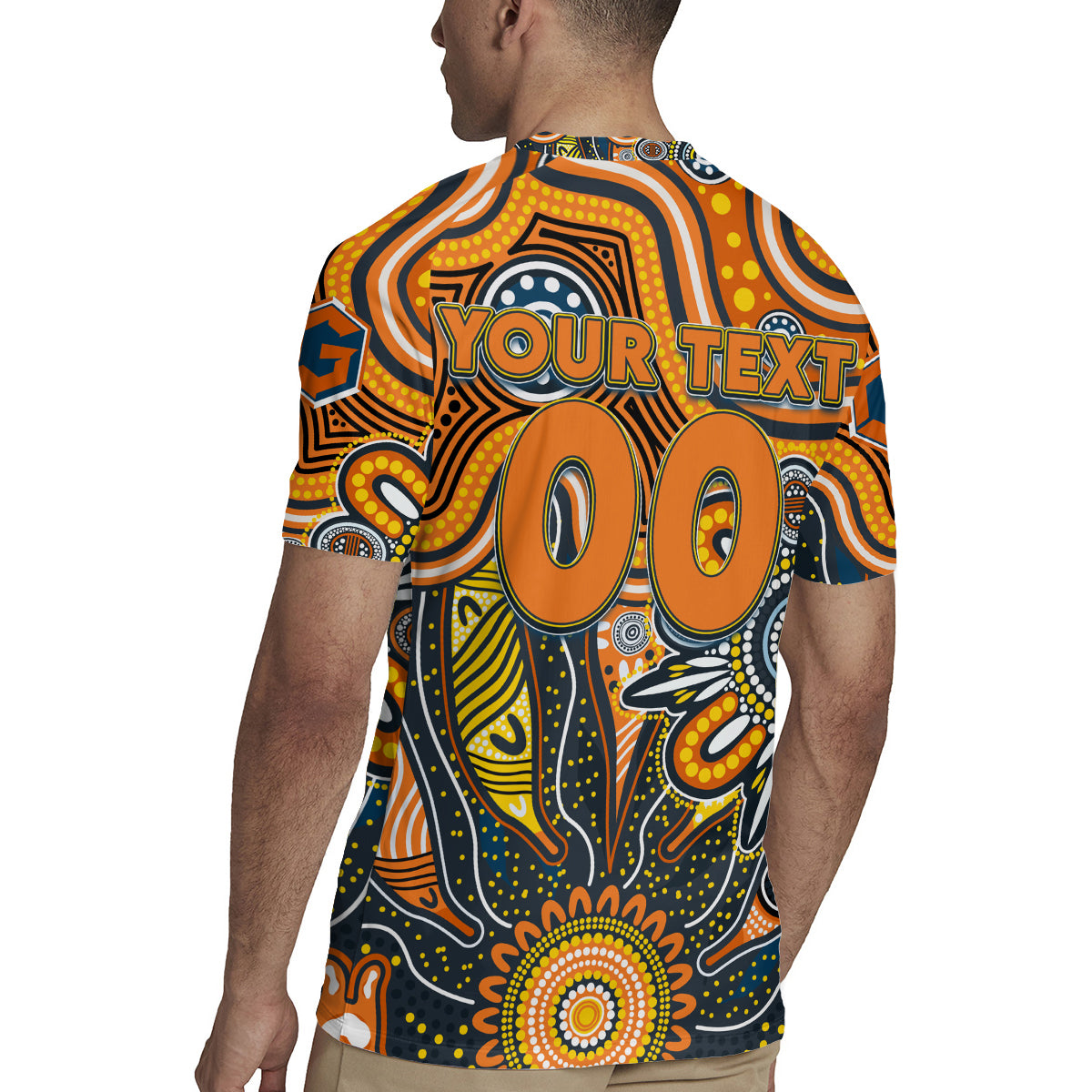 Personalised Giants NAIDOC Week 2024 Rugby Jersey Aussie Aboriginal Art