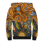 Personalised Giants NAIDOC Week 2024 Sherpa Hoodie Aussie Aboriginal Art