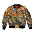 Personalised Giants NAIDOC Week 2024 Sleeve Zip Bomber Jacket Aussie Aboriginal Art