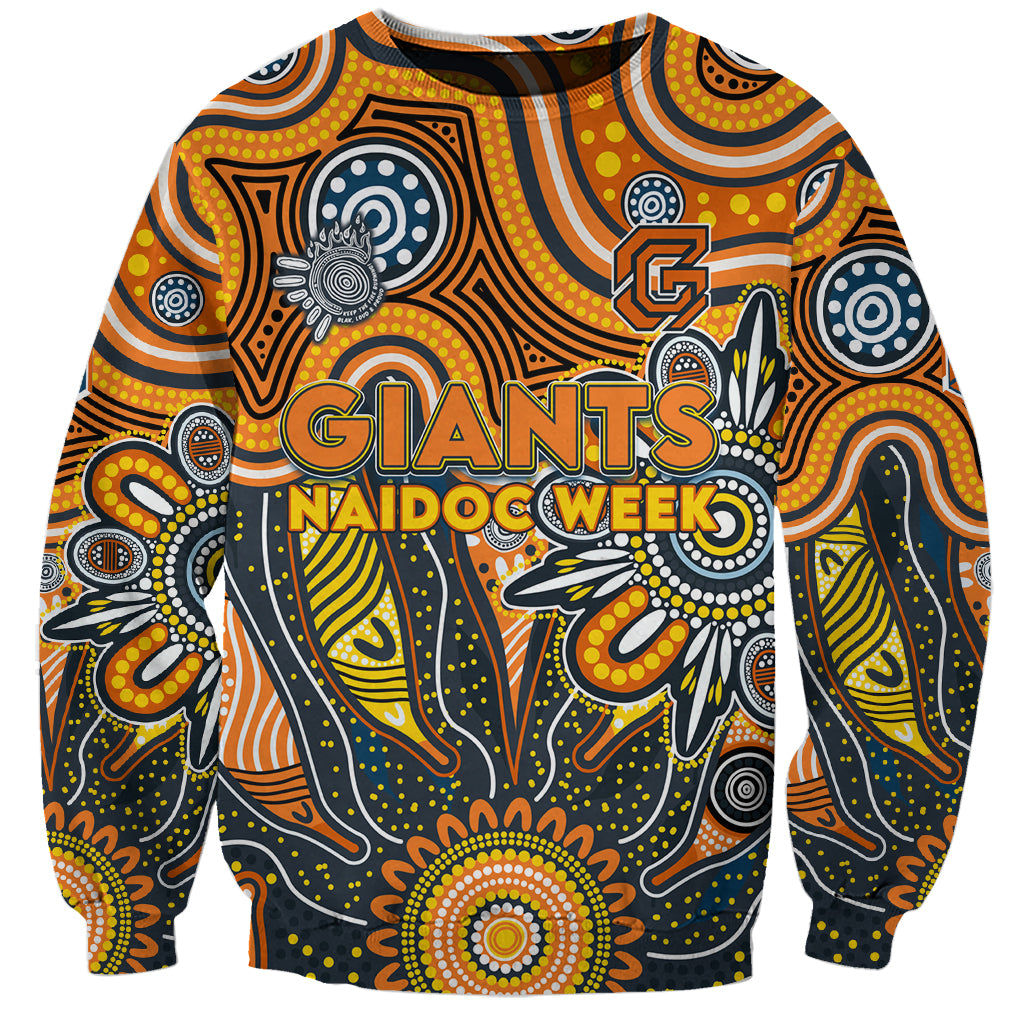 Personalised Giants NAIDOC Week 2024 Sweatshirt Aussie Aboriginal Art