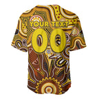 Personalised Hawks NAIDOC Week 2024 Baseball Jersey Aussie Aboriginal Art