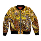 Personalised Hawks NAIDOC Week 2024 Bomber Jacket Aussie Aboriginal Art