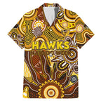 Personalised Hawks NAIDOC Week 2024 Family Matching Mermaid Dress and Hawaiian Shirt Aussie Aboriginal Art