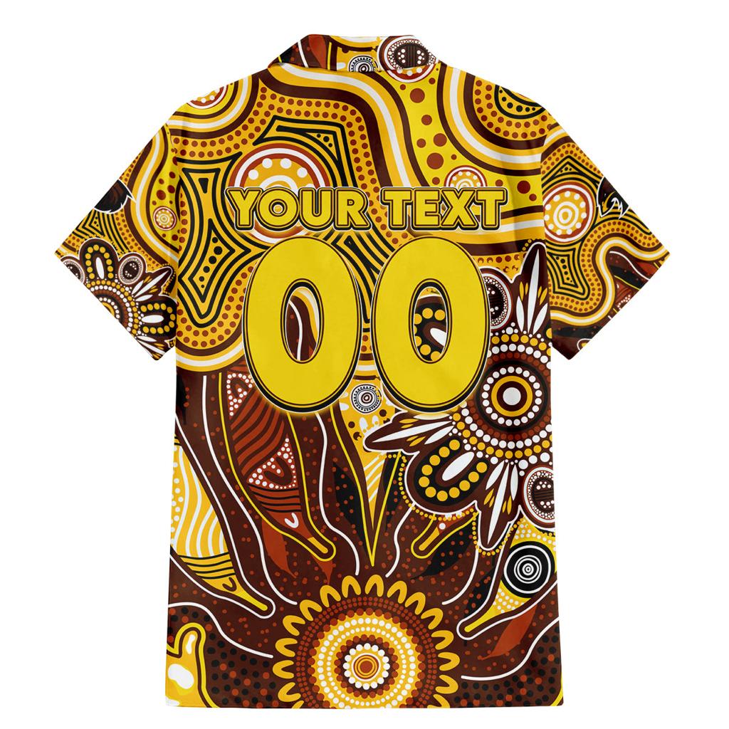 Personalised Hawks NAIDOC Week 2024 Family Matching Mermaid Dress and Hawaiian Shirt Aussie Aboriginal Art