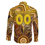 Personalised Hawks NAIDOC Week 2024 Family Matching Short Sleeve Bodycon Dress and Hawaiian Shirt Aussie Aboriginal Art