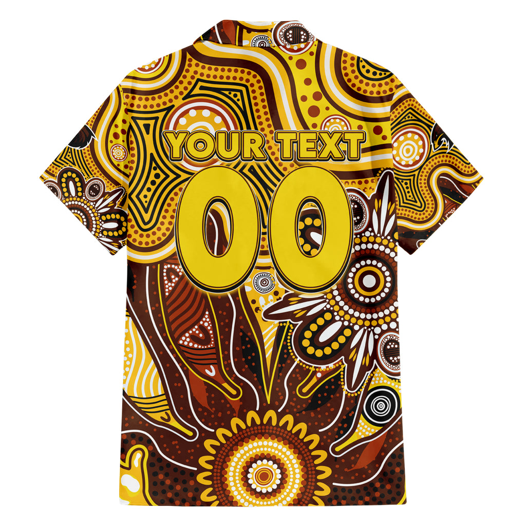 Personalised Hawks NAIDOC Week 2024 Hawaiian Shirt Aussie Aboriginal Art