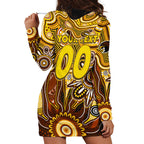 Personalised Hawks NAIDOC Week 2024 Hoodie Dress Aussie Aboriginal Art
