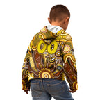 Personalised Hawks NAIDOC Week 2024 Kid Hoodie Aussie Aboriginal Art
