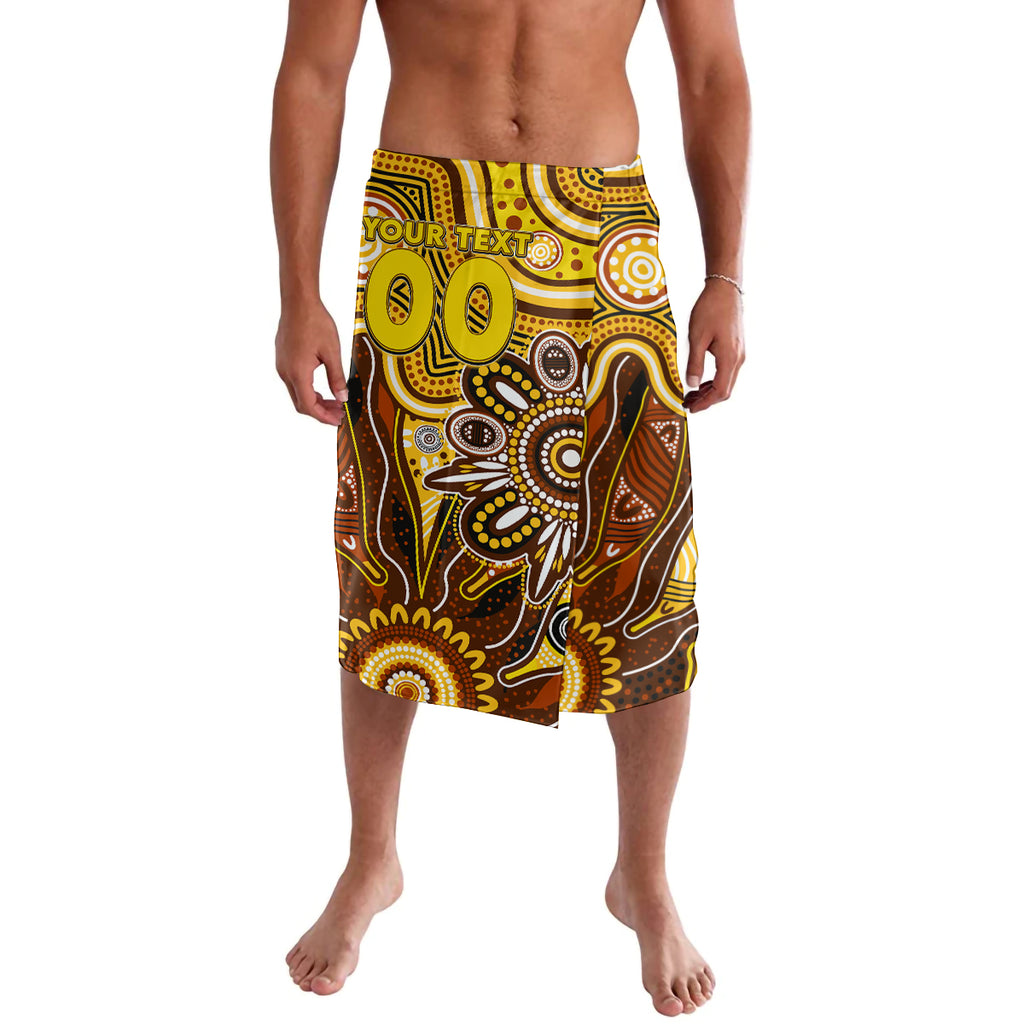 Personalised Hawks NAIDOC Week 2024 Lavalava Aussie Aboriginal Art