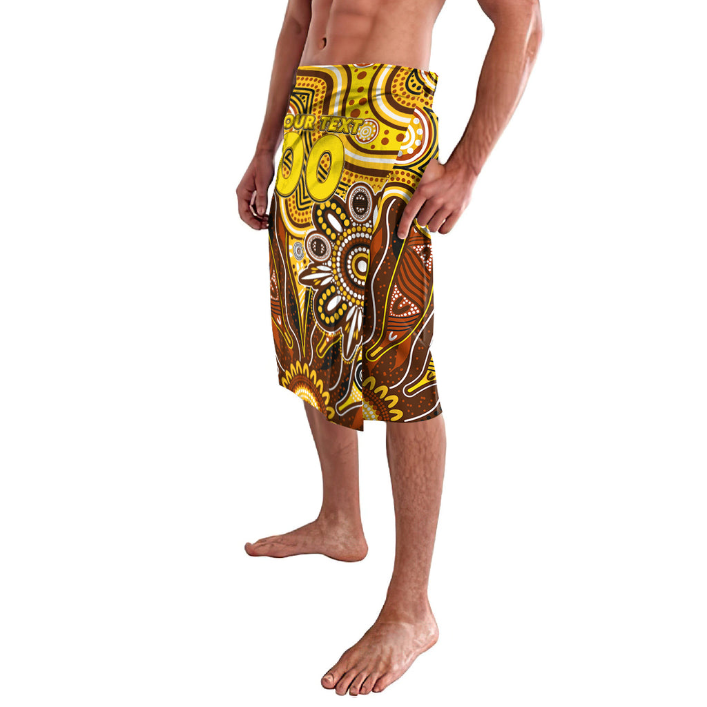 Personalised Hawks NAIDOC Week 2024 Lavalava Aussie Aboriginal Art
